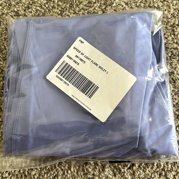 Free People Speed Of Light Flares In Violet Size Large NWT - Picture 3 of 6